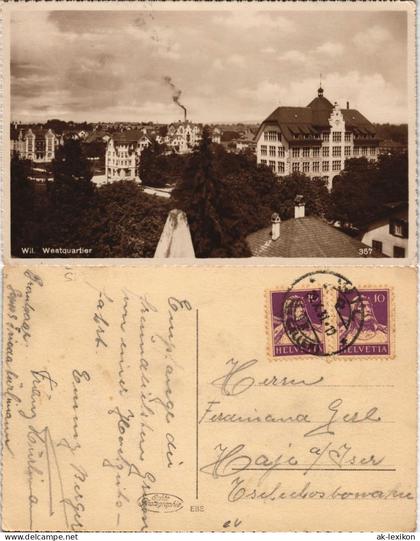 St. Gallen San Gallo  Sogn Gagl  St-Gall Westquartier 1932