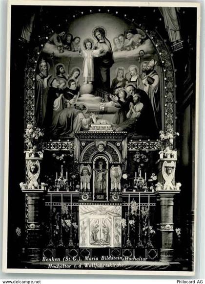 8717 Benken SG - Wallfahrtskirche Maria Bildstein Hochaltar - 39409878