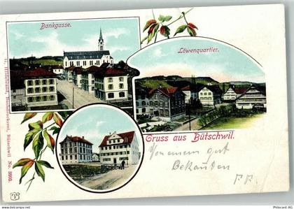 9606 Bütschwil 1900 Gebrauchsspuren Bankgasse Löwenquartier - 13658639
