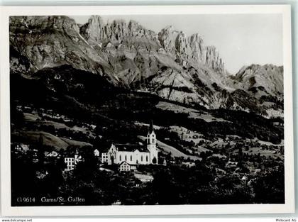 9473 Gams Gebrauchsspuren Keine AK Kirche - 10305765