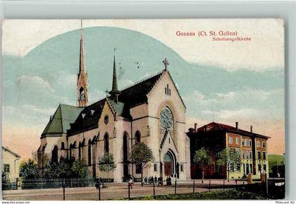 9200 Gossau SG 1910 - Die Schutzengelkirche - 13095872