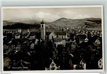 9200 Gossau SG - Kirche und Säntis - 13095972
