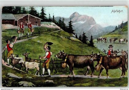 9533 Kirchberg SG 1907 Künstlerkarte Alpfahrt - 52016975