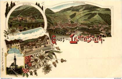 Gruss aus Lichtensteig - Litho