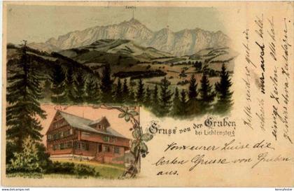 Gruss von der Gruben bei Lichtensteig
