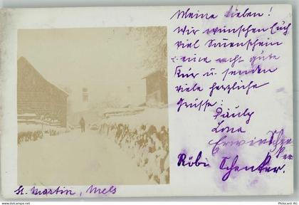 8887 Mels 1908 Foto AK Winter St. Martin - 13307534