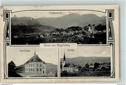 9122 Mogelsberg 1914 Gebrauchsspuren Schulhaus Kirche - 13470736