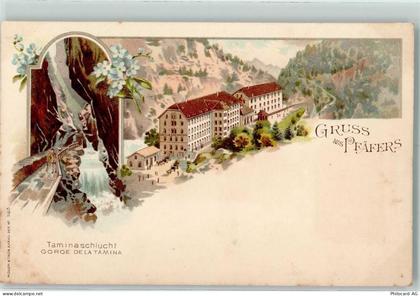 7312 Pfäfers Lithographie Taminaschlucht - 13223900