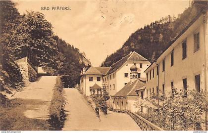 Schweiz - BAD PFÄFERS (SG) Badeanstalten - Verlag Gebr. Fetzer