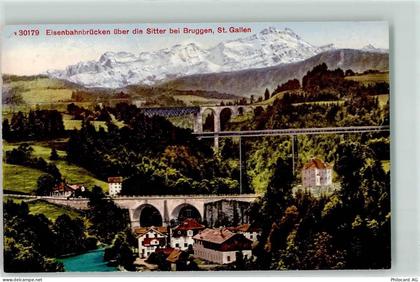 9000 Bruggen 1913 - Sitterbrücken - 39371897