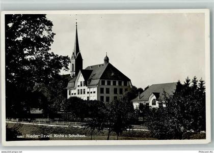 9240 Uzwil - Nieder-Uzwil Kirche und Schulhaus - 13117806
