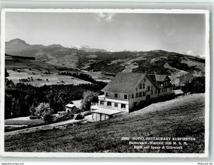 9630 Wattwil - Hotel Restaurant Kurfirsten Heiterswil-Wattwil Blick auf ... - 11057668