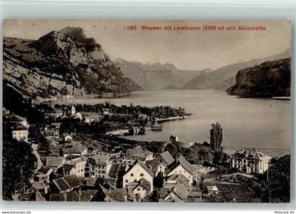 8872 Weesen - Weesen mit Leistkamm und Alvierkette - 13117762