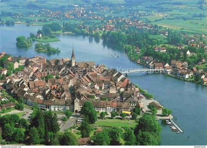 Stein Rhein Stein am Rhein SH Fliegeraufnahme