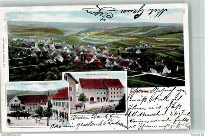 8226 Schleitheim 1905 Foto AK Gasthaus zum Frohsinn Gasthaus zur Krone... - 13673216