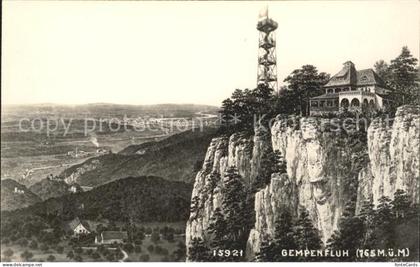 Gempen Gasthof Gempenfluh Aussichtsturm Talblick