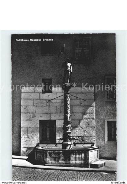 Solothurn Mauritius Brunnen