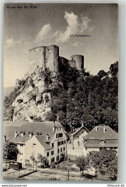 4710 Balsthal Foto AK Burg Alt Falkenstein Feldpost Haub.Batt. 77 - 14007405