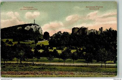 4145 Gempen 1909 - Aussichtsturm Schlossruine Dorneck - 39691871