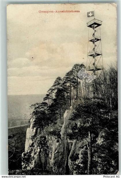 4145 Gempen 1909 Gebrauchsspuren Aussichtsturm - 10447006