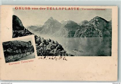6440 Vierwaldstättersee 1899 - Tellsplatte Kurhaus - 13128257
