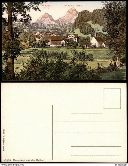Ansichtskarte Morschach Morschach und die Mythen 1910