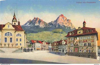 Schwyz SZ mit Hauptplatz