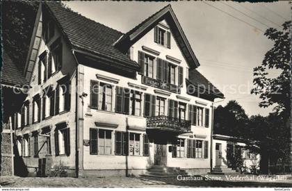 Vorderthal Gasthaus Sonne