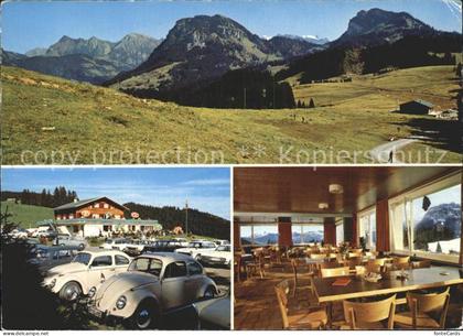 Vorderthal Panorama Berggasthaus Sattelegg Gastraum