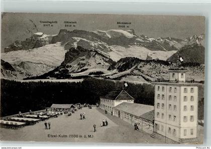8835 Feusisberg 1916 - Gasthaus Etzel-Kulm Hüttenstempel - 39700520