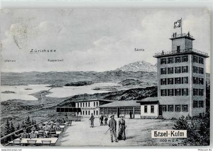 8835 Feusisberg - Zürichsee Etzel Kulm Aussichtsturm Gasthaus - 52173055