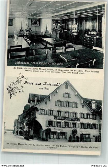 6403 Küssnacht am Rigi Foto AK Hotel Engel - 13559647