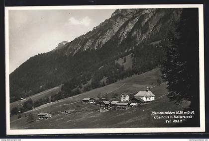 AK Riemenstalden, Gasthaus zum Kaiserstock und Panorama