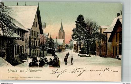 8555 Müllheim TG 1902 Winter Straßeszene - 13581882