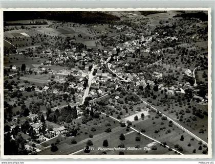 8555 Müllheim TG 1944 Foto AK Fliegeraufnahme - 13990499