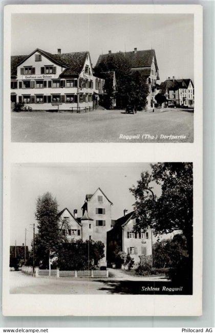 9325 Roggwil TG Foto AK Schloss dorfpartie - 13312353