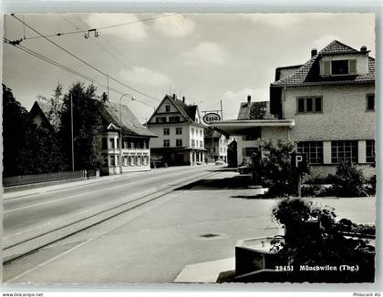 9542 Münchwilen TG 1951 Foto AK Tankstelle Esso - 13993769