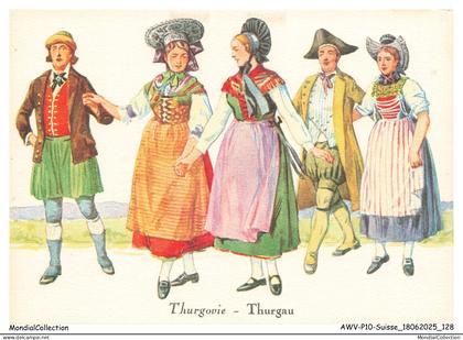 AWVP10-0878-SUISSE - THURGOVIE - Scenes - Costumes