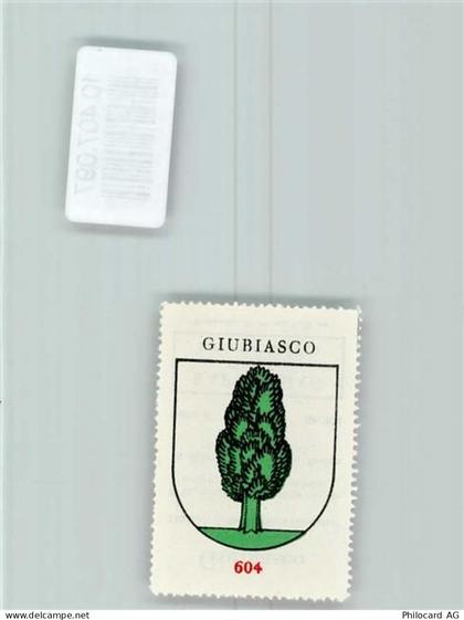 6512 Giubiasco Pedevilla - Vignette Wappen Kaffee Hag 1920-1940 Pappel... - 10407097