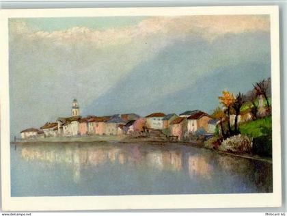 6827 Brusino Arsizio Poiana Künstlerkarte Lago di Lugano Luganer See - 10063525