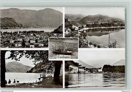 6987 Caslano - Fischerboot Luganersee - 10160914