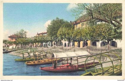 Bissone Lago di Lugano TI Bootsliegeplatz