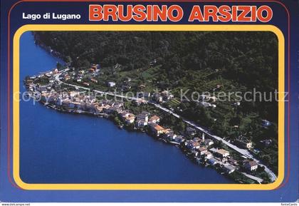 Brusino Arsizio Fliegeraufnahme Lago di Lugano