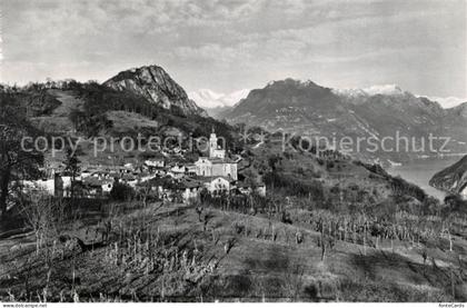 Carona Kirche Panorama