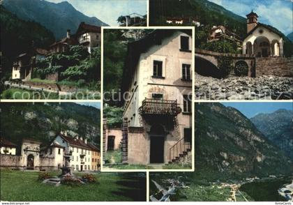 Cevio Dorfansichten Kirche Valle Maggia