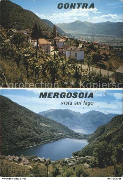 Contra e Mergoscia Vista sul lago