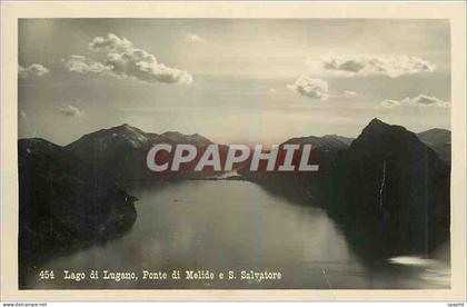 CPA Lago di Lugano Ponte de Melide e S Salvatore