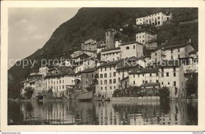 Gandria Lago di Lugano Haeuser am Lago di Lugano