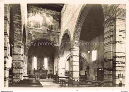 Giubiasco Bellinzona TI Chiesa-S-Biagio Kircheninneres Fresken Romanisch Rundbog