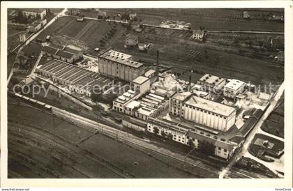 Giubiasco Linoleum AG Werke Industrie Fliegeraufnahme